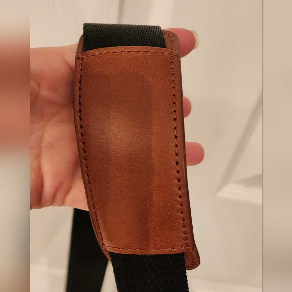 Blackbook Travel Co. Banner Messenger Bag In Cognac - Picture 13 of 15